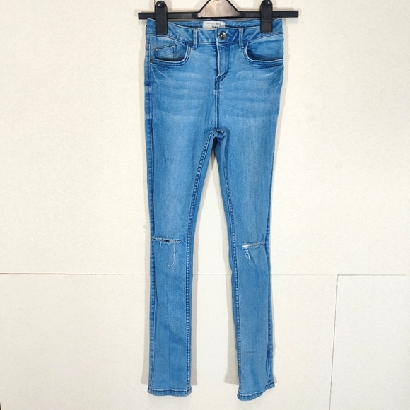 New Look Other - New Look 915 Girls Blue Skinny Distressed Jeans Age 13 Years